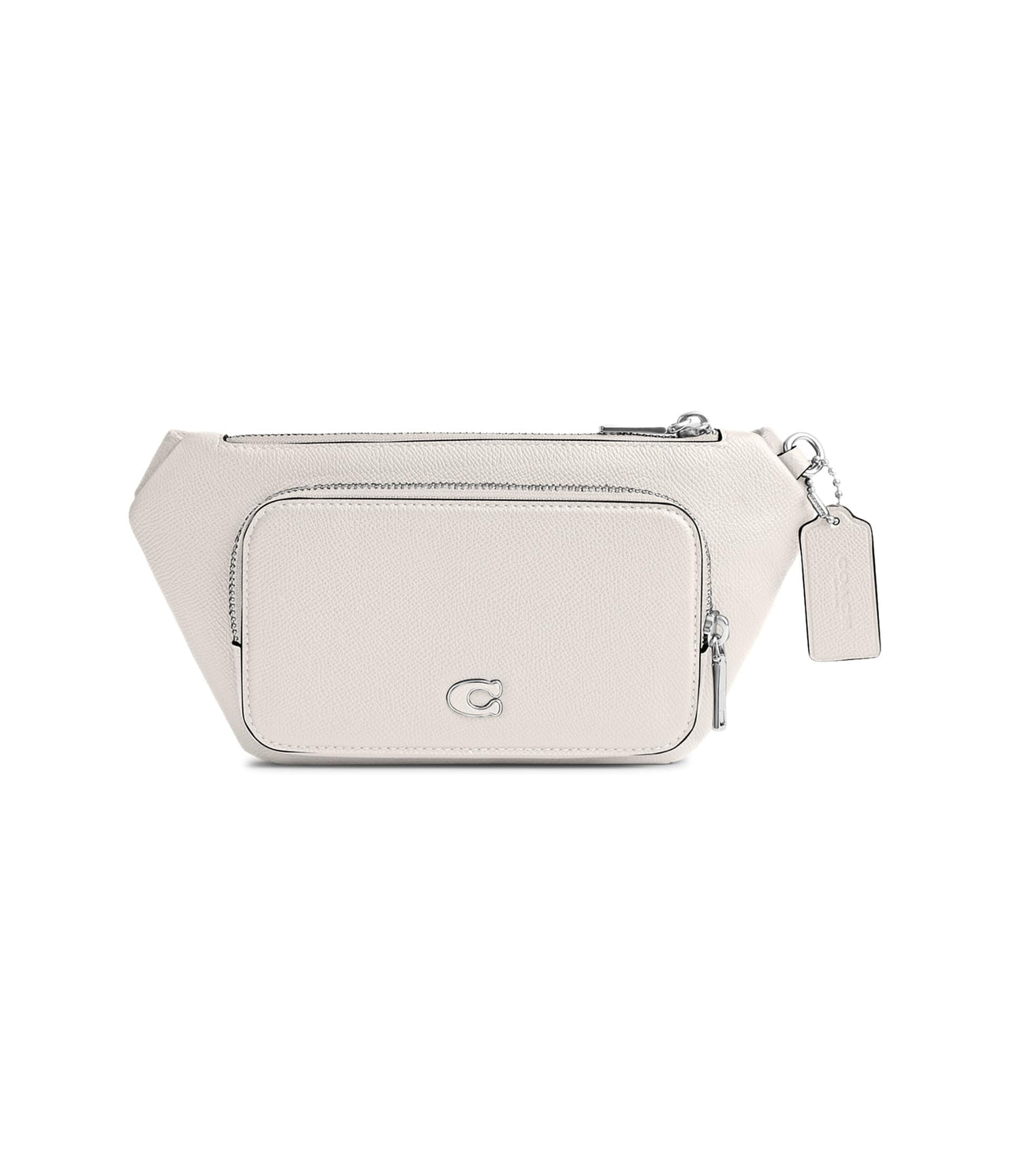 COACH Belt Bag in Cross Grain Leather Chalk One Size