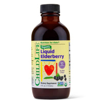Thumbnail for CHILDLIFE Essentials Organic Elderberry Syrup for Kids - Liquid Elderberry for Toddlers, Elderberry Extract Drops, Tincture for Babies, Toddlers, Children - 4 Fl Oz