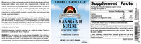 Thumbnail for Source Naturals Serene Science Magnesium Serene, Peaceful Body*, Tangerine Flavored - 5 Ounce Powder