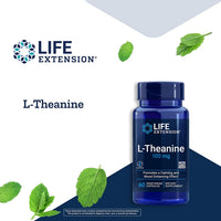 Thumbnail for Life Extension L-Theanine, 60 Vegetarian Capsules (Pack of 2) - Amino Acid Derived from Tea - Gluten-Free, Non-GMO