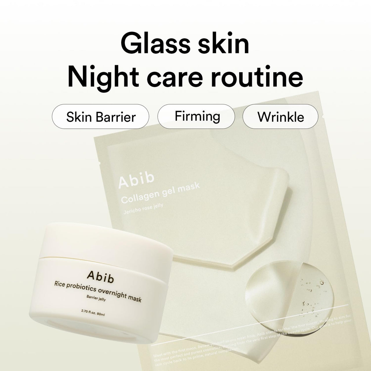 Abib Collagen Gel Mask Jericho Rose Jelly 10 Sheets (Nourishing) I Korean Vegan Collagen, Cooling Nourishing Hyaluronic Acid Hydrogel Face Mask Skin Care