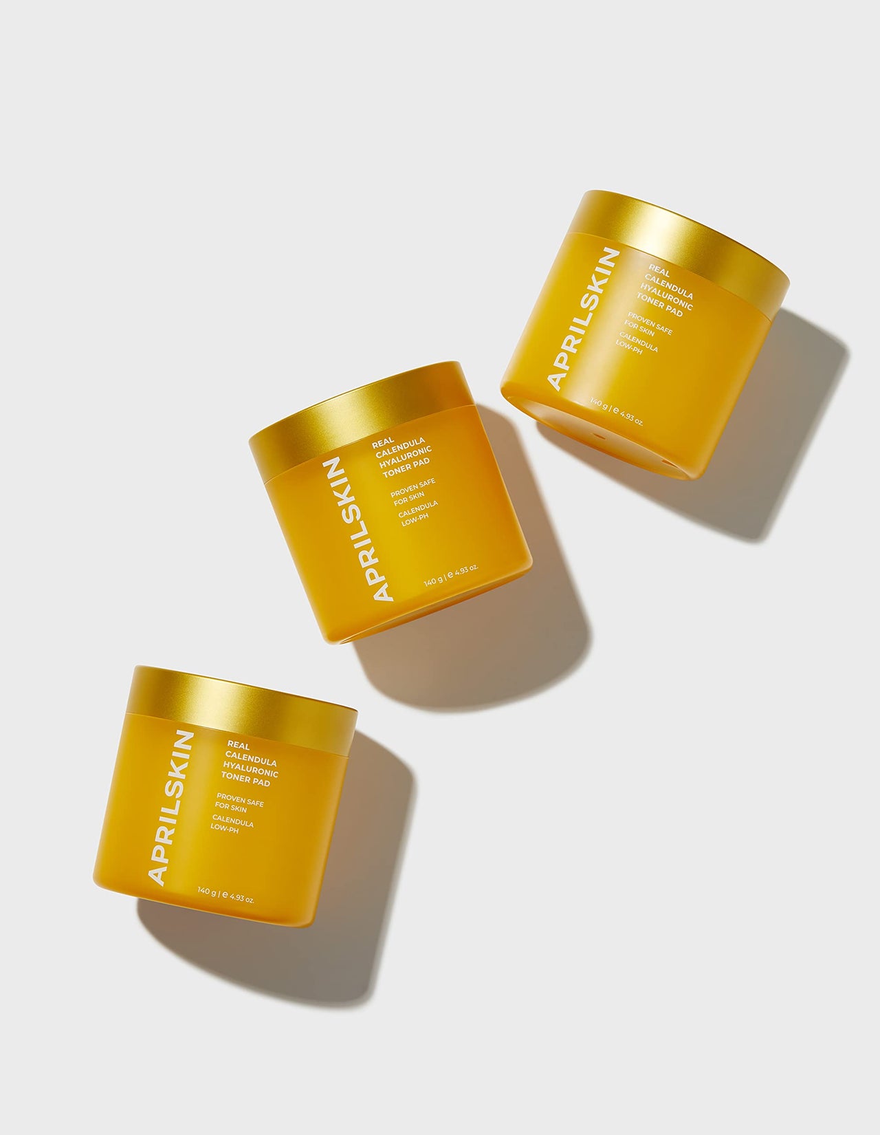 APRILSKIN Calendula PHA Hyaluronic Toner Pads | Vegan, Cruelty Free | Exfoliating, refining pores & hydrating for dry, sensitive, acne-prone skin | 60 pads | No sulfates and artificial fragrance
