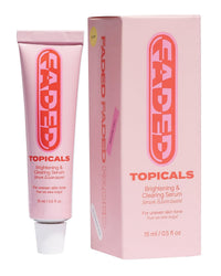 Thumbnail for Topicals Faded Brightening and Clearing Serum | Reduces Discoloration, Post-Blemish Marks, Scars and Spots | Contains Kojic Acid and Niacinamide | Dermatologist-tested, Vegan, Cruelty-Free (0.5 Fl Oz)