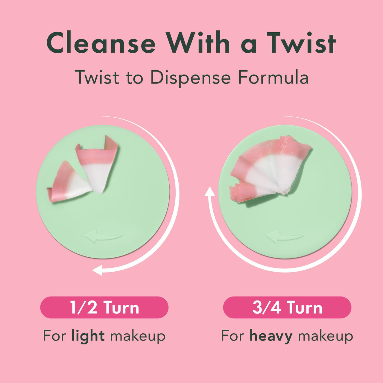 Rael Makeup Remover, Miracle Clear Cleansing Balm – Twist-Up Makeup Remover Balm with Rice Bran & Jojoba Oils, Korean Skin Care (1.69 fl oz)