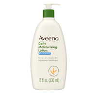 Thumbnail for Aveeno Sheer Hydration Fragrance-Free Daily Moisturizing Lotion with Prebiotic Oat for Dry Skin, Lightweight, Fast-Absorbing Body Moisturizer Nourishes Skin with 48-hour Moisture, 18 fl. oz
