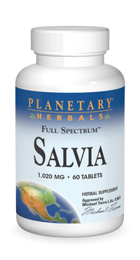 Thumbnail for Planetary Herbals Salvia with MSV 60 Tablets, 60 Count