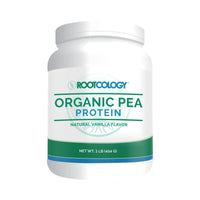 Thumbnail for Rootcology by Dr. Izabella Wentz | Organic Pea Protein | USDA Certified Organic Pea Protein with 20g Plant Protein per Serving | Natural Vanilla Flavor | 454g / 15 Servings