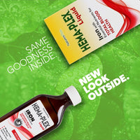 Thumbnail for NaturesPlus Hema-Plex Liquid Iron, Mixed Berry - 8.5 oz - Iron & Essential Nutrients - Vegan, Gluten Free - 25 Servings