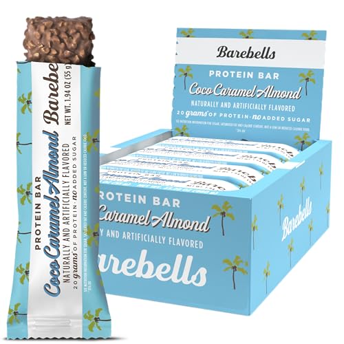 Image 1 of Default Title for the product BAREBELLS Protein Bars Coconut Caramel Almond - 12 Count, 20g High Protein Treats