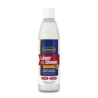Thumbnail for Farnam Laser Sheen Dazzling Shine and Detangler Concentrate for Horses, Repels Dirt and Stains, Makes 1 Gallon of Spray, 12 fluid ounces