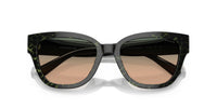 Thumbnail for Coach HC8379U Universal Fit Sunglasses, Emerald Pearl Signature C/Green Peach Gradient, 54 mm