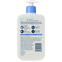 Thumbnail for CeraVe Baby Wash & Shampoo, 2-in-1 Tear-Free for Skin Hair Fragrance, Paraben, Dye, Phthalates Sulfate Free Bath, Soap with Vitamin E 16 Ounce