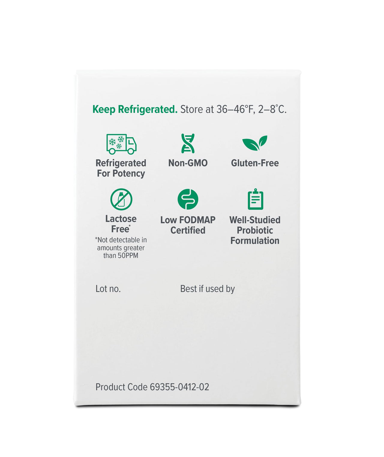 Visbiome® Advanced GI Care - High Potency Probiotic 450 Billion Strength - 30 Packets Unflavored Powder - Original De Simone Formulation - Shipped Cold in Recyclable Cooler with Temperature Monitor.