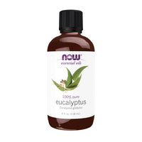 Thumbnail for NOW Essential Oils, Eucalyptus Oil, Clarifying Aromatherapy Scent, Steam Distilled, 100% Pure, Vegan, Child Resistant Cap, 4-Ounce