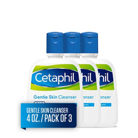 Thumbnail for Cetaphil Gentle Skin Cleanser, 4 fl oz (Pack of 3)