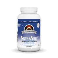 Thumbnail for Source Naturals NutraSleep, Melatonin-Free Multi-Nutrient & Herb Complex, Vegetarian Formula for Relaxation Support - 100 Tablets
