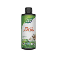 Thumbnail for Nature’s Way Organic MCT Oil, Brain and Body Fuel*, Liquid Coconut MCT Oil with C8 Caprylic & C10 Capric Acids, 14 g Medium Chain Triglycerides per Serving, Keto & Paleo Certified, Non-GMO, 16 Fl Oz