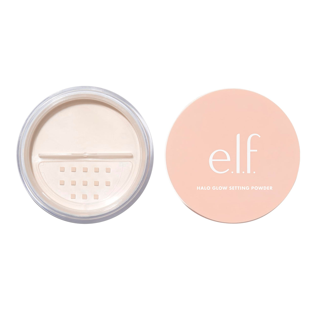 e.l.f. Halo Glow Soft Focus Setting Powder, Silky & Creates Soft Glow Without Shine, Smooths Pores & Lines, Vegan & Cruelty-Free, Light Pink
