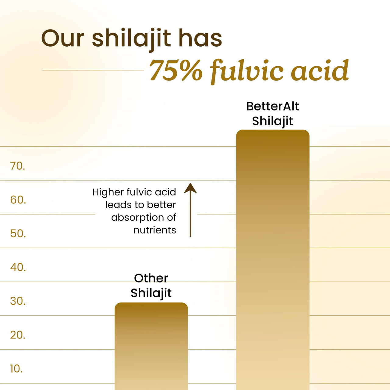 Better Alt Pure Himalayan Shilajit Resin Pack of 1 High Potency Gold Grade 75 Servings for Energy Boost & Immune Support, 85+ Trace Minerals, 75%+ Fulvic Acid, with Lab Test Report,400 mg