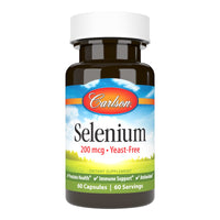 Thumbnail for Carlson - Selenium, 200 mcg Yeast-Free, Prostate Health & Immune Support, Antioxidant, 60 Capsules