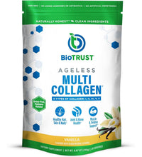 Thumbnail for BioTrust Ageless Multi Collagen Peptides Powder – 5 Types (I, II, III, V, X) – Vanilla Collagen Powder for Women & Men – Hydrolyzed Protein – Grass Fed Beef, Fish, Chicken, Eggshell Membrane