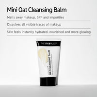 Thumbnail for The INKEY List Mini Oat Cleansing Balm, Rich Balm Removes Makeup and Impurities, Reduces Redness, Travel Size, 1.69 Fl Oz each