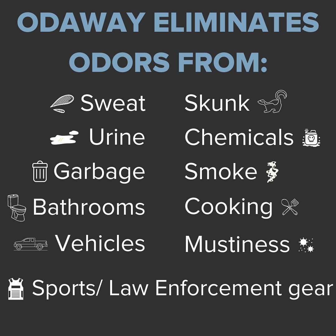 Pyranha Odaway Ready-to-Use Odor Eliminator Spray – Broad Spectrum Scent Neutralizer for Home, Kennel, Car, Bathroom & Gear, BOV Can 15 oz