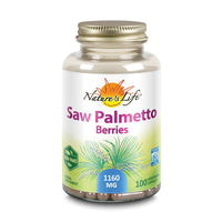 Thumbnail for Nature's Life Saw Palmetto Berries 1160 mg | Healthy Prostate, Urination Frequency & Hair Health Support | Non-GMO | 100 Vegetarian Capsules