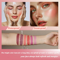 Thumbnail for Cream Blush stick, Natural-Looking Matte Finish Makeup Blush stick, Hydrating Long Lasting Lightweight Blendable Blush for cheeks (#1 Soft Pink, 1 PC)