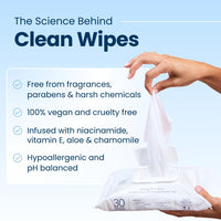 Thumbnail for Clean Skin Club XL Premium Face Wipes, Extra Moist Makeup Removing Towelettes, Facial Cleansing Cloth, Fragrance Free, No Alcohol or Chemicals, (30 Ct, 1 Pack)