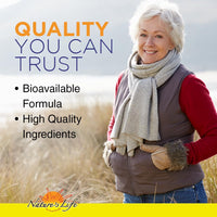 Thumbnail for Nature's Life Strontium Plus D3 & K2 Supplement - Healthy Bone Support for Women & Men, Stronium Citrate Trace Mineral, Nutritional Support for Adults, Vegetarian & Bioavailable - 60 Tablets