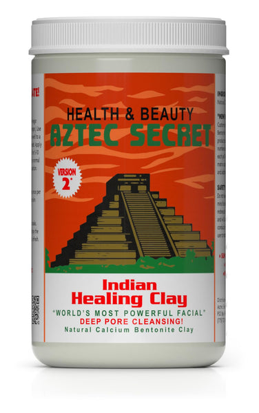 Aztec Secret – Indian Healing Clay 32 Oz – Deep Pore Cleansing Facial & Body Mask – The Original 100% Natural Calcium Bentonite Clay – New Version 2