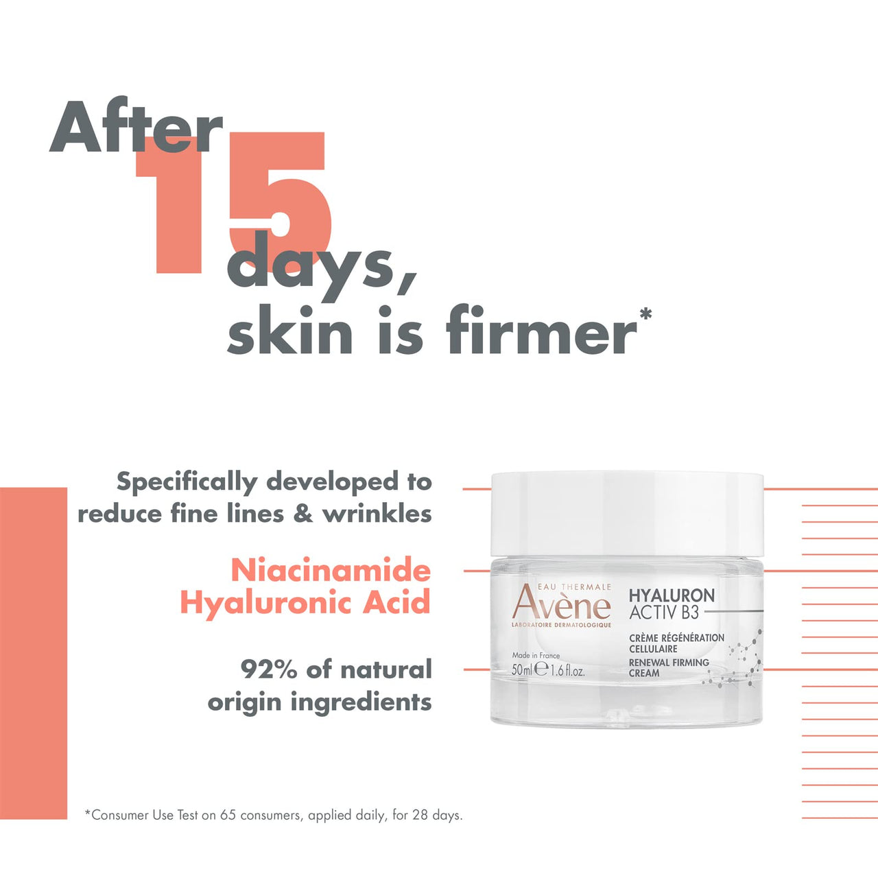 Avène Hyaluron Activ B3 Renewal Firming Cream 1.6 Fl Oz