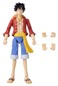 Thumbnail for Anime Heroes Monkey D. Luffy Action Figure 36931, Multicolor, One Piece
