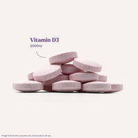 Thumbnail for Natrol Fast Dissolve Vitamin D3 2,000 IU, Dietary Supplement for Bone and Joint Health, Bone Support Supplement, 90 Tablets, 90 Day Supply