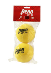 Thumbnail for Penn QST 36 Tennis Balls - Youth Foam Red Tennis Balls for Beginners - 2 Ball Polybag