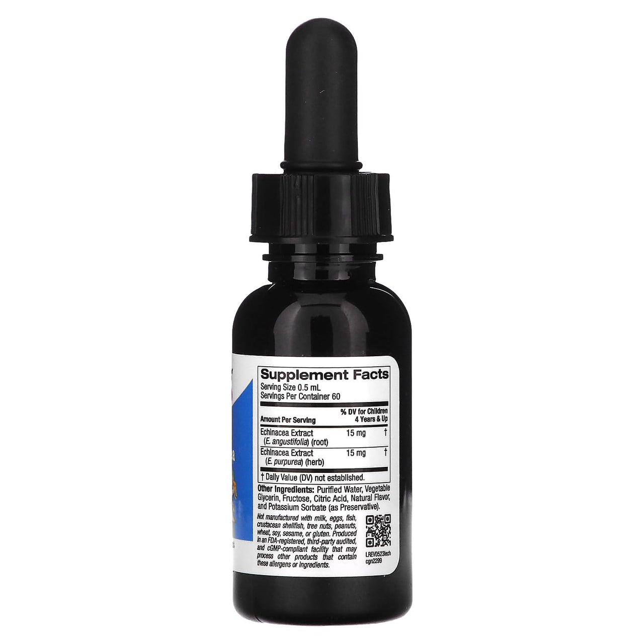 California Gold Nutrition Liquid Echinacea for Children, No Alcohol, Natural Orange, 1 fl oz (30 ml)