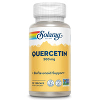 Thumbnail for SOLARAY Quercetin 500mg Capsules - Antioxidants Supplement - Bioflavonoid and Antioxidant Support for Overall Health and Wellness - Non-GMO, Vegan, Lab Verified, 60-Day Guarantee, 90 Servings