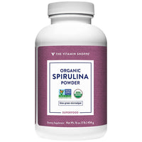 Thumbnail for The Vitamin Shoppe Organic Spirulina Powder with Blue-Green Microalgae - Superfood (16 oz. / 137 Servings)