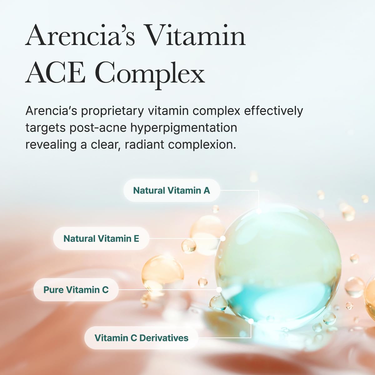 Arencia Glow Hyssop Overnight Face Mask Serum - hydrating & Anti-Aging Serum for younger looking Korean Glass Skin, Vitamin A, C, E, Niacinamide, Peptide