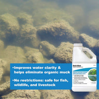 Thumbnail for Bacti-Klear Biological Pond Treatment 1 Gallon Liquid Microbial Blend for Muck, Sludge and Odor Removal, Safe for Fish, Wildlife and Pets, Enzyme-Enhanced Bacteria