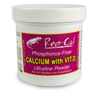 Thumbnail for Rep-Cal SRP00200 Phosphorous-Free Calcium Ultrafine Powder Reptile/Amphibian Supplement with Vitamin D3