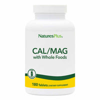 Thumbnail for NaturesPlus Calcium/Magnesium 500 mg/250 mg - 180 Vegetarian Tablets - Promotes Bone Health & Energy Production - Gluten-Free - 180 Servings