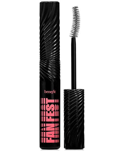 Benefit Cosmetics Mini Fan Fest Fanning & Volumizing Mascara Hyper Black, 0.07 Ounce (Pack of 1)