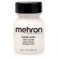 Thumbnail for Mehron Makeup Liquid Latex | SFX Makeup | Halloween | Latex Glue for Skin | Prosthetic Glue 1 fl oz (30 ml) (Clear Flesh)