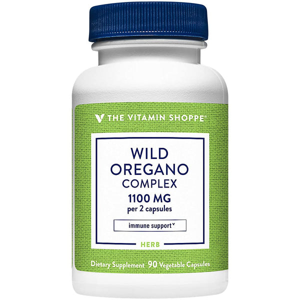 The Vitamin Shoppe Wild Oregano Complex 1,100MG, Herbal Supplement (90 Capsules)