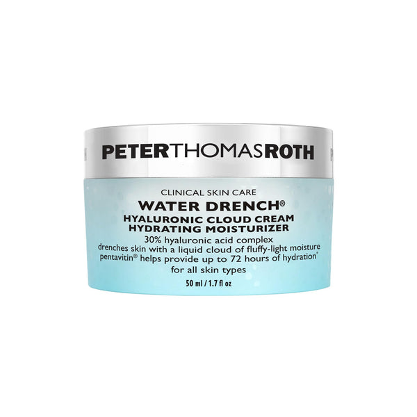 Peter Thomas Roth | Water Drench® Hyaluronic Cloud Cream Hydrating Refillable Moisturizer | Hyaluronic Acid Cream For All Skin Types, Line-Smoothing, Fragrance-Free