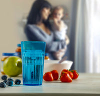 Thumbnail for Image 2 of Reflo Smart Cup Bundle (Blue 1-Pack) Montessori Weaning Training for Toddlers, Slow-Spill Open-Cup Design, 360 Rim Flow-Control, Made in USA, BPA-Free, E-Guide via QR Code