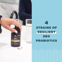 Thumbnail for Ancient Nutrition Probiotics, SBO Probiotics Gut Restore 60 Ct, Promotes Gut Health, Digestive and Immune Support, Gluten Free, Ancient Superfoods Blend, 25 Billion CFUs* Per Serving