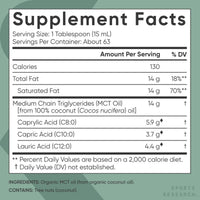 Thumbnail for Sports Research® Brain Fuel Pack - Extra Strength Alpha GPC 630mg + Omega-3 Krill Oil 500mg Mini Gels + Organic MCT Oil (C8, C10, C12)